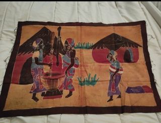 Set di 3 BATIK africani