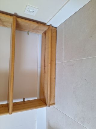 Estanteria de pino macizo  de 7 baldas