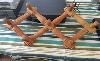 Percha madera