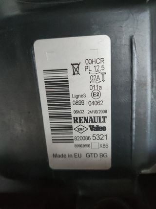 ✅FARO IZQUIERDO RENAULT CLIO III