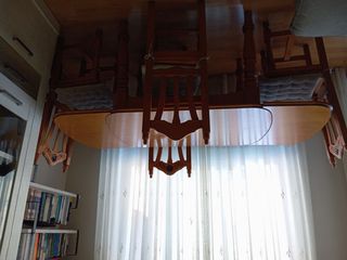 Mesas comedor extensible y elevable