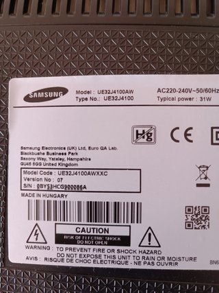 Set 3 TIRAS LED TV SAMSUNG UE32J4100 2014SVS32HD