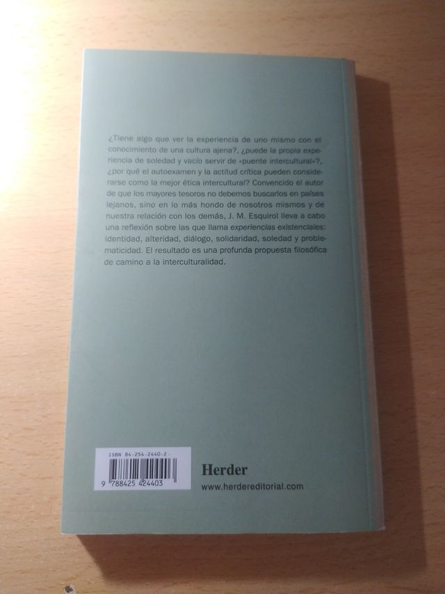 Uno mismo y los otros (Josep M. Esquirol)
