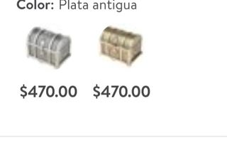 OFERTA COFRE JOYAS ANTIGUO PLATA AÑOS 40 O 50