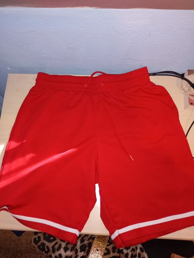 Pantalones básicos rojos