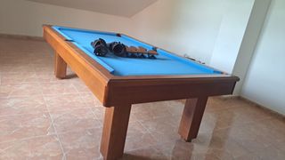 Billar convertible con tapas