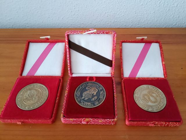 Colección Monedas de Latón Zodiaco Chino