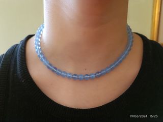 Collana pietre azzurre