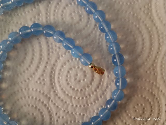 Collana pietre azzurre