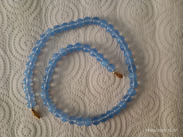 Collana pietre azzurre