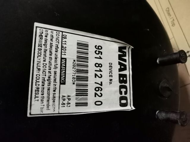 Soffietti per sospensioni pneumatiche per camion Volvo