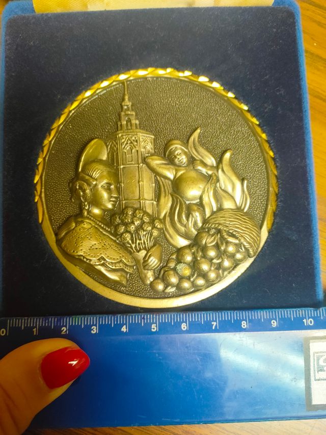 Moneda Bronce Trofeo Valenciano Fallas