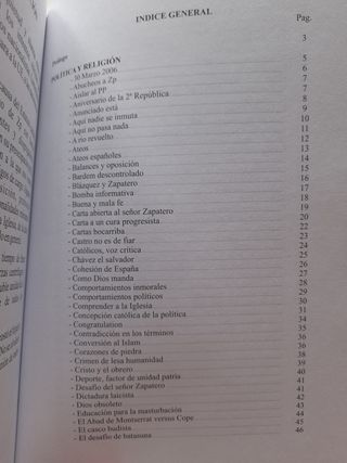 El libro "Política y Religión" de Miguel Rivilla S