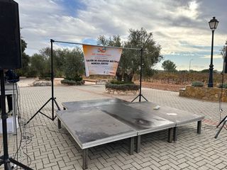 Tarimas/escenario