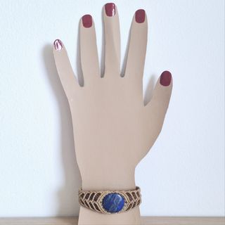 Pulsera Boho Hippie con Lapislázuli
