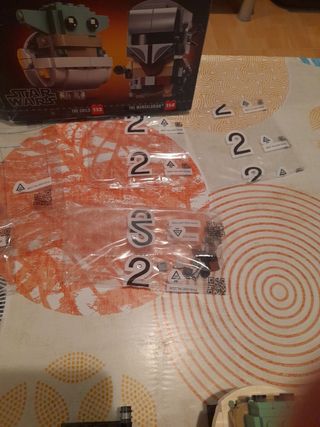 Lego Mandalorian y baby Yoda