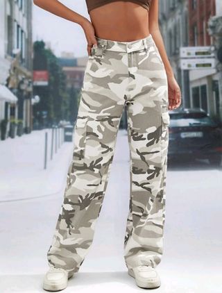 Pantalones camuflaje mujer