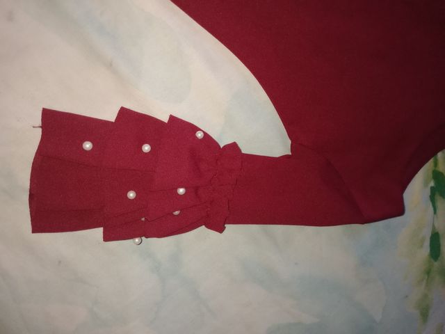 Vestido rojo dé niña