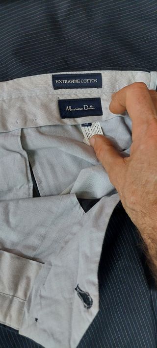 Traje hombre massimo dutte