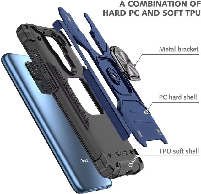 Custodia KanSi compatibile con Xiaomi Redmi Note 9