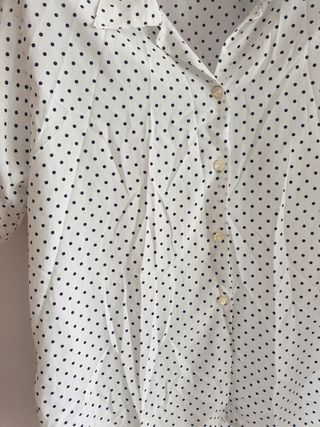 Blusa lunares. Talla 46. Vintage, años 80