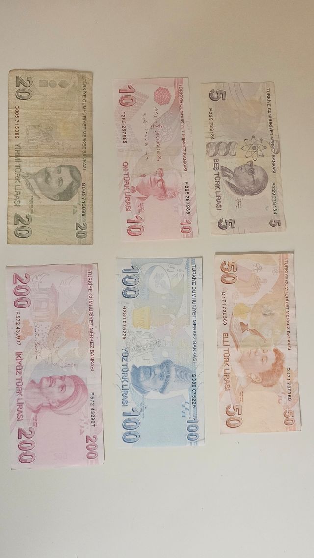 Serie Billetes Turquía / Lira turca