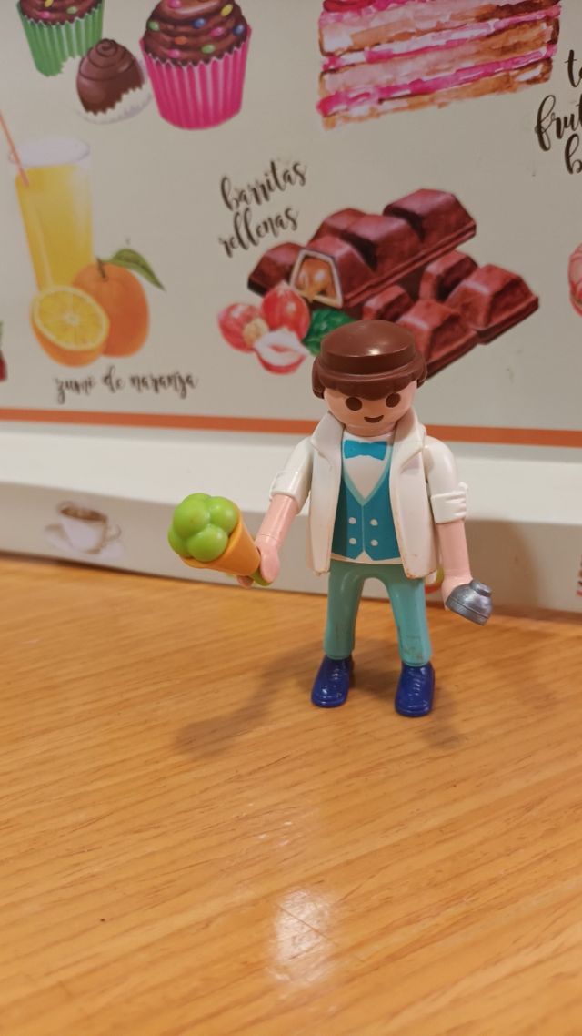 Lote 5 heladeros y accesorios Playmobil