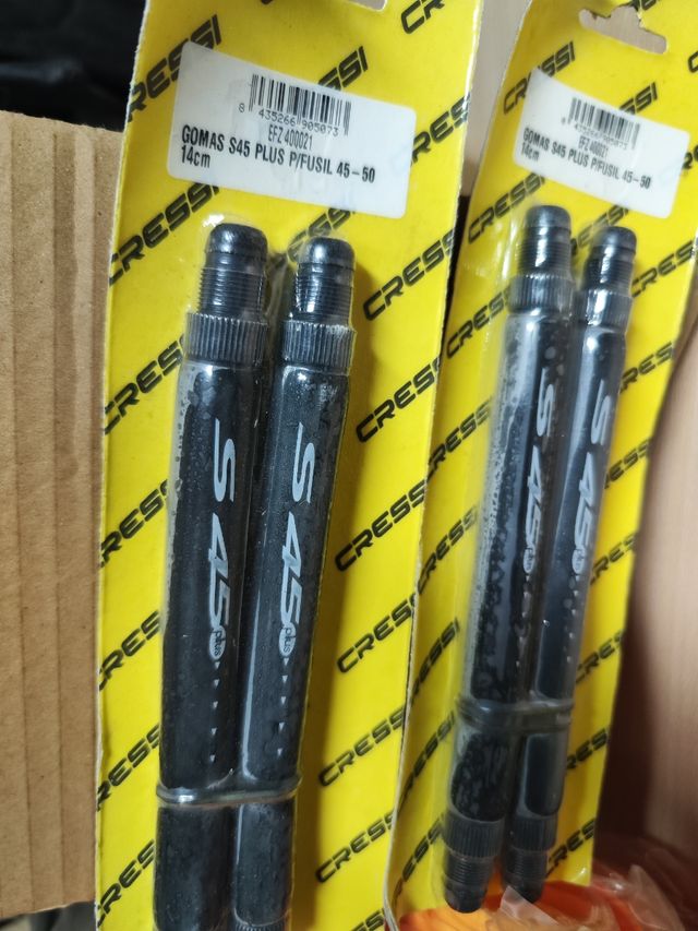 Gomas fusil pesca Cressi plus S45 14cm,1 blst 15€