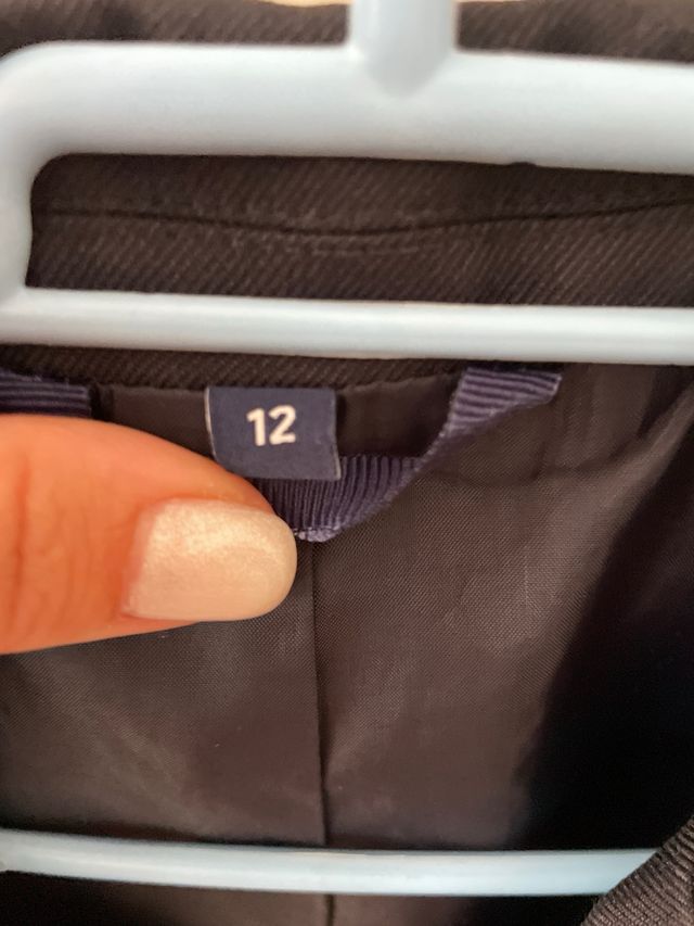 uniforme SEK talla 12 americana/ chaqueta