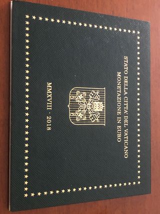 Monete vaticano 2018 in folder serie da 8