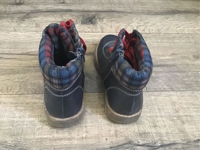 Botas de piel unisex, talla 29