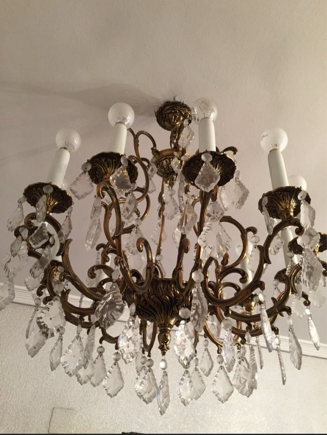 Lampara techo de araña