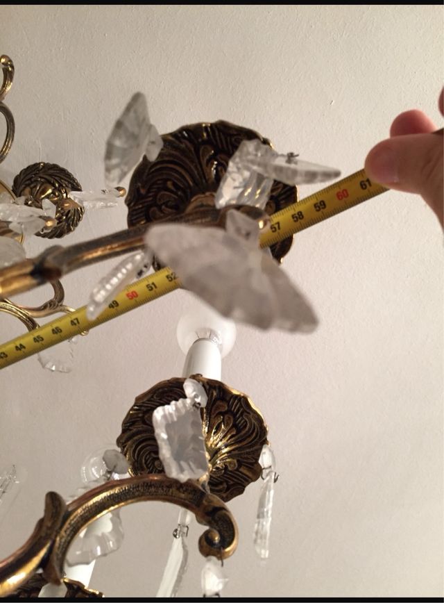 Lampara techo de araña