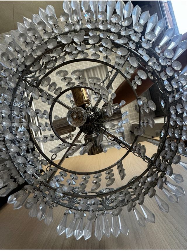 Lampara techo de araña