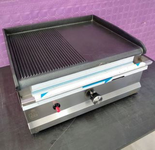🏮​​​TA∥ Plancha Hierro 50 cm 1/2 Ranurada Gas