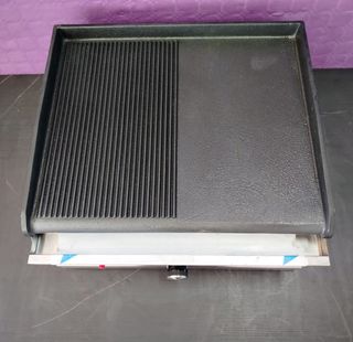 🏮​​​TA∥ Plancha Hierro 50 cm 1/2 Ranurada Gas
