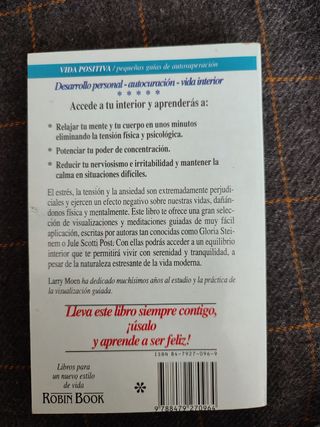 Libro autoayuda.Relaja tu mente.