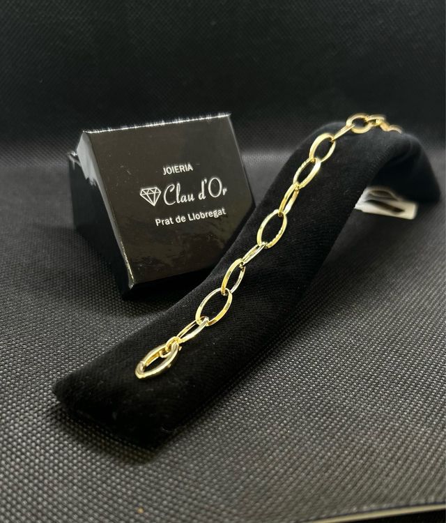 Pulsera Ovalada 18kt