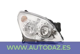 Faro derecho H1+H7 [Cromado] OPEL ASTRA-230004B