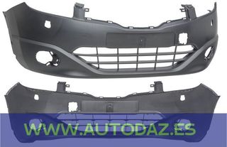 Parachoques delantero negro + lavafaros NISSAN QASHQAI