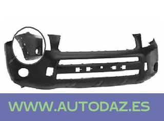 Parachoques delantero negro CON agujeros para moldura TOYOT