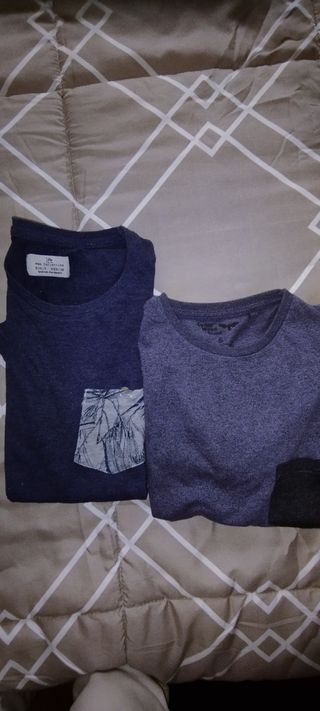 2 camisetas de chico talla S 