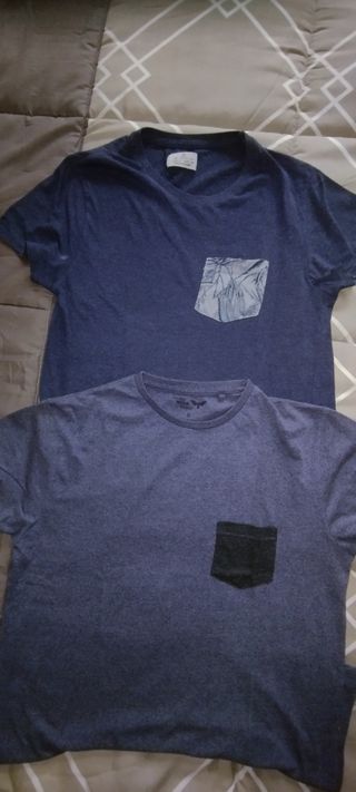 2 camisetas de chico talla S 