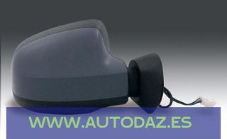 Retrovisor derecho eléctrico, convexo, térmico, imprimado