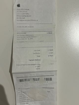 Airpods 1ª generación a reparar auricular izdo