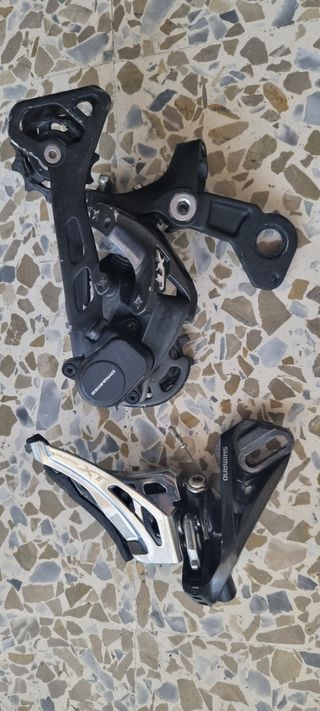 Cambio y desviador Shimano xt m8000