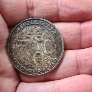 moneta da collezione vintage retrò apollo missione