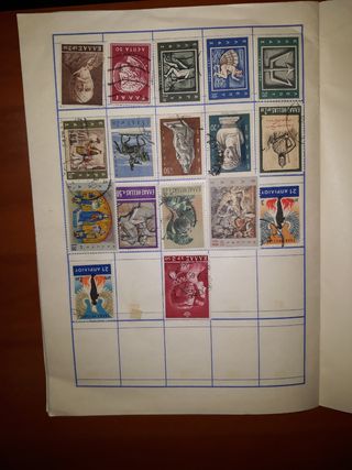 francobolli da collezione vintage retrò