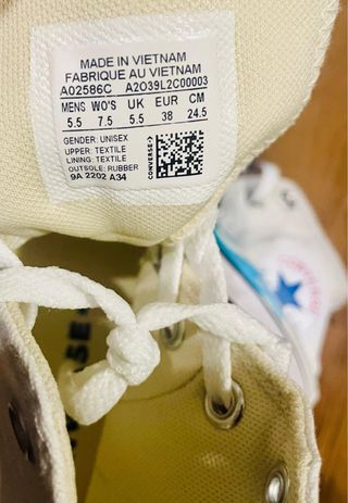 Converse talla 38 blancas nuevas