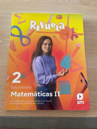 Libro Matematicas II de 2 bachillerato